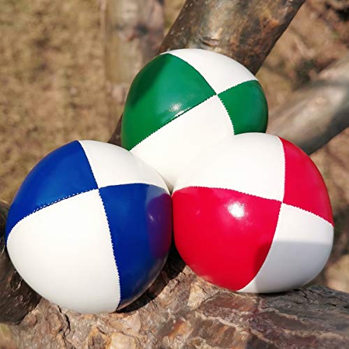 Juggling Balls for Beginners Kids & Professional (Red Green Blue