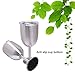 Amzyt Insulated Wine Glasses With Lid Double Wall Metal Stainless Steel Vacuum Brumate Goblets Glass Silver 10oz