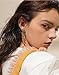 palettei Fashion Star Crystal Dangle Earrings for Women Gold Silver Color Front Back Hanged Long Tassel Earings Bohemian Jewelry (A:Gold)