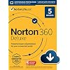 Norton 360 Deluxe 2022 Antivirus software for 5 Devices with Auto Renewal – Includes VPN, PC Cloud Backup & Dark Web…