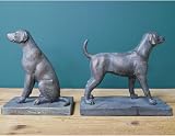Gifts Direct 2 U Dog Bookends Set of 2 Black Labrador Vintage Ornament view 4