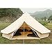 PlayDo 4-Season Waterproof Cotton Canvas Bell Tent Wall Yurt Tent with Stove Hole for Outdoor Camping Hunting Hiking Festival Party