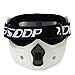 KKmoon Mortorcycle Mask Detachable Goggles and Mouth Filter for Open Face Helmet Motocross Ski Snowboard (White)