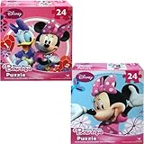Disney Minnie Mouse Bowtique 24Piece Puzzle - Assorted Styles, Multicolor