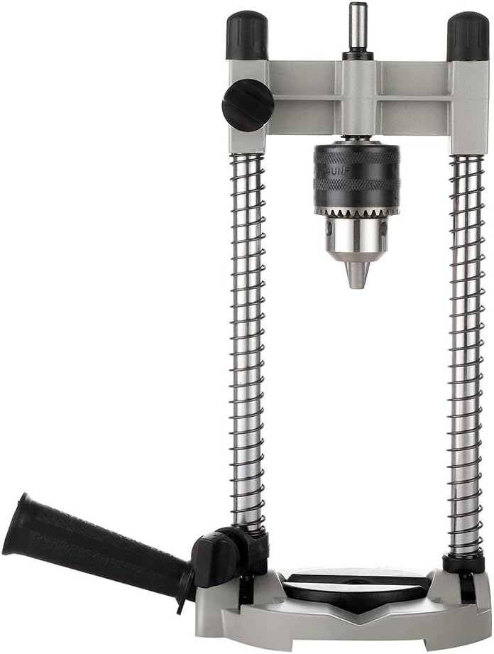 TOPWAY Multi-Angle Drill Guide Attachment, Drill Stand Holder for Electric Drills Drilling, Silver - Image 5