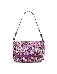 Vera Bradley Iconic - Bolso bandolera (algodón), diseño de bandera