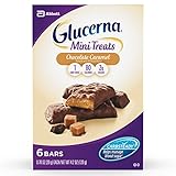 Glucerna Mini Treat Bars, To Help Manage Blood Sugar, Chocolate Caramel, 0.70 Ounce Bar, 36 Count (Packaging May Vary)
