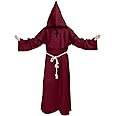 Kitimi Akatsuki Cloak Itachi Anime Cosplay Costume for Kids, Black Cloak Adult Halloween Costumes with Headband Ring Necklace