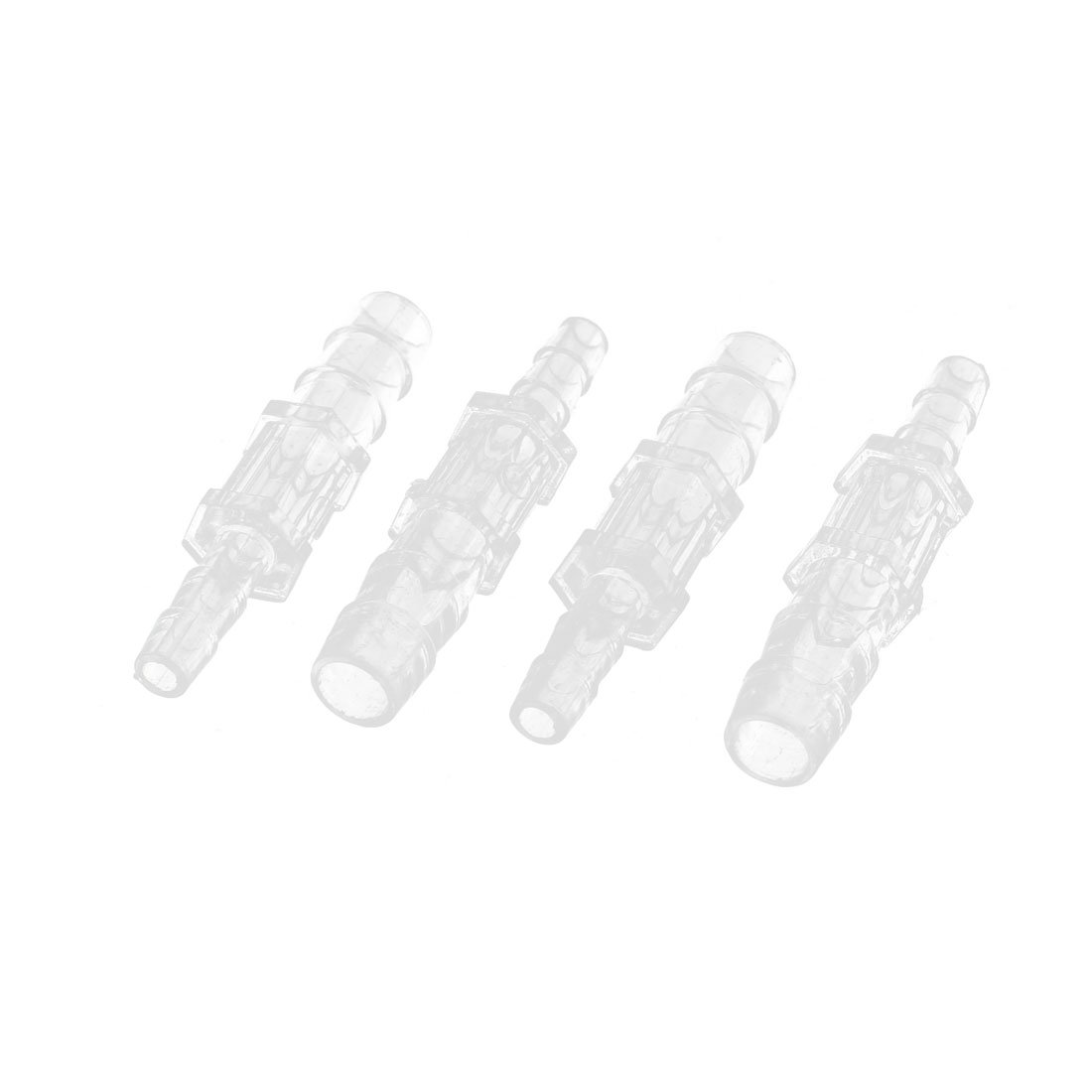 sourcing map Aquarium Airline Tube Hose Connector Adapter 5.5mm to 8.5mm Dia 4pcs