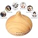 300ml Essential Oil Diffuser Wood Grain with Skid Resistance and Noise Reduction Design InnooCare Cool Mist Humidifiers Ultrasonic, Aroma Diffuser for Office Home Living Room Bedroom Yoga SPA
