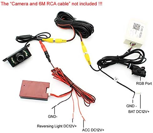 GreenYi RGBS Box Adapter Aftermarket Rear View Camera CVBS/AV to RGB Converter Adapter for VW Volkswagen RCD510 RNS510 RNS315