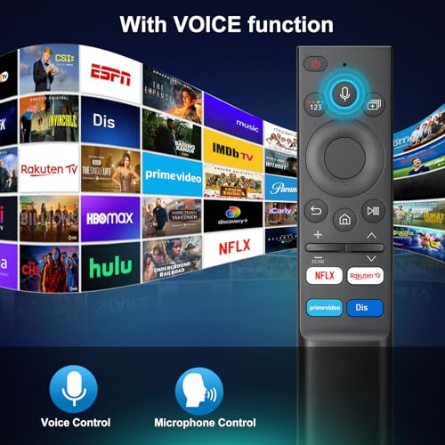 Remote Control for Samsung Smart TV, Universal Remote Control for Samsung Smart TV – QLED Crystal UHD 4K Smart TVs