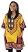 King-Sized Traditional Print Unisex Dashiki Top - Up to 68