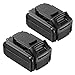 20 Volt 6.0Ah Replacement for Dewalt 20V Battery XRP Max Lithium DCB207 DCB206 DCB205 DCB204 DCB203 DCB201 DCB200 DCB180 2 Pack