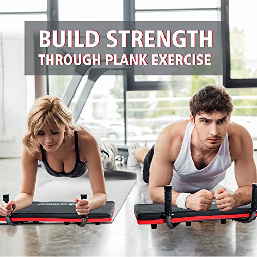 JX FITNESS 4in1 Balance Board Core Trainer, Balancing Plank Board