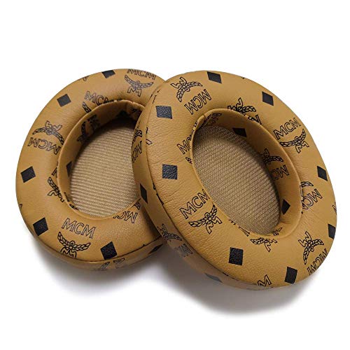 Beats Studio Earpad Replacement,Cypher.V Ear Cushion Pads Cover Compatible with Beats Studio 2.0 Wireless/Wired and Studio 3.0 Over Ear Headphones by Dr.DRE1 Pair- (Brown Floral)
