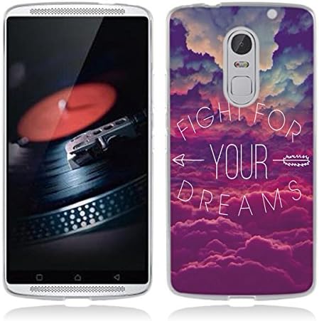 Lenovo Vibe X3 Case,Gift_Source [Ultra-Slim] Colorful Cute Impact Resistant Bumper Cover Flexible Soft TPU Rubber Silicone Protective Case For Lenovo Vibe X3 5.5 inch [Fight For Your Dreams]