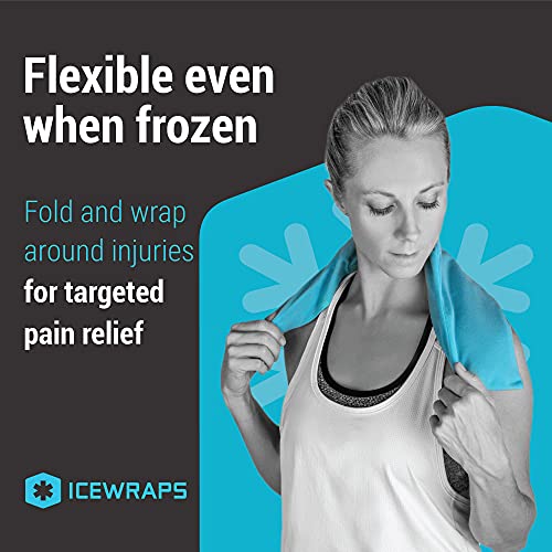 ICEWRAPS 7"x28" Neck Clay Ice Pack Long Ice Cooling Neck Pack Ice