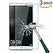TANTEK [3-Pack Screen Protector for Huawei Mate 8 (6 Inch,2015 Version),Tempered Glass Film,Ultra Clear,Anti Scratch,Bubble Free,Case Friendly