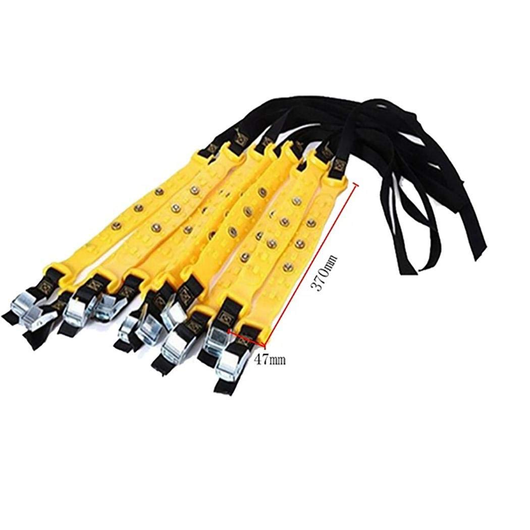 fnemo 1PCS Durable Antideslizante Coche Antideslizante Neumático Cinturón Neumático Cadenas de Nieve Accesorios para automóviles Asistencia en Carretera