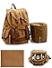G-raphy Camera Backpack Canvas Bag Photography Backpack DSLR SLR Camera Bag with Rain Cover Hiking Travel for Mirrorless Cameras,Nikon,Canon,Sony,Pentax and etc (Kahki)