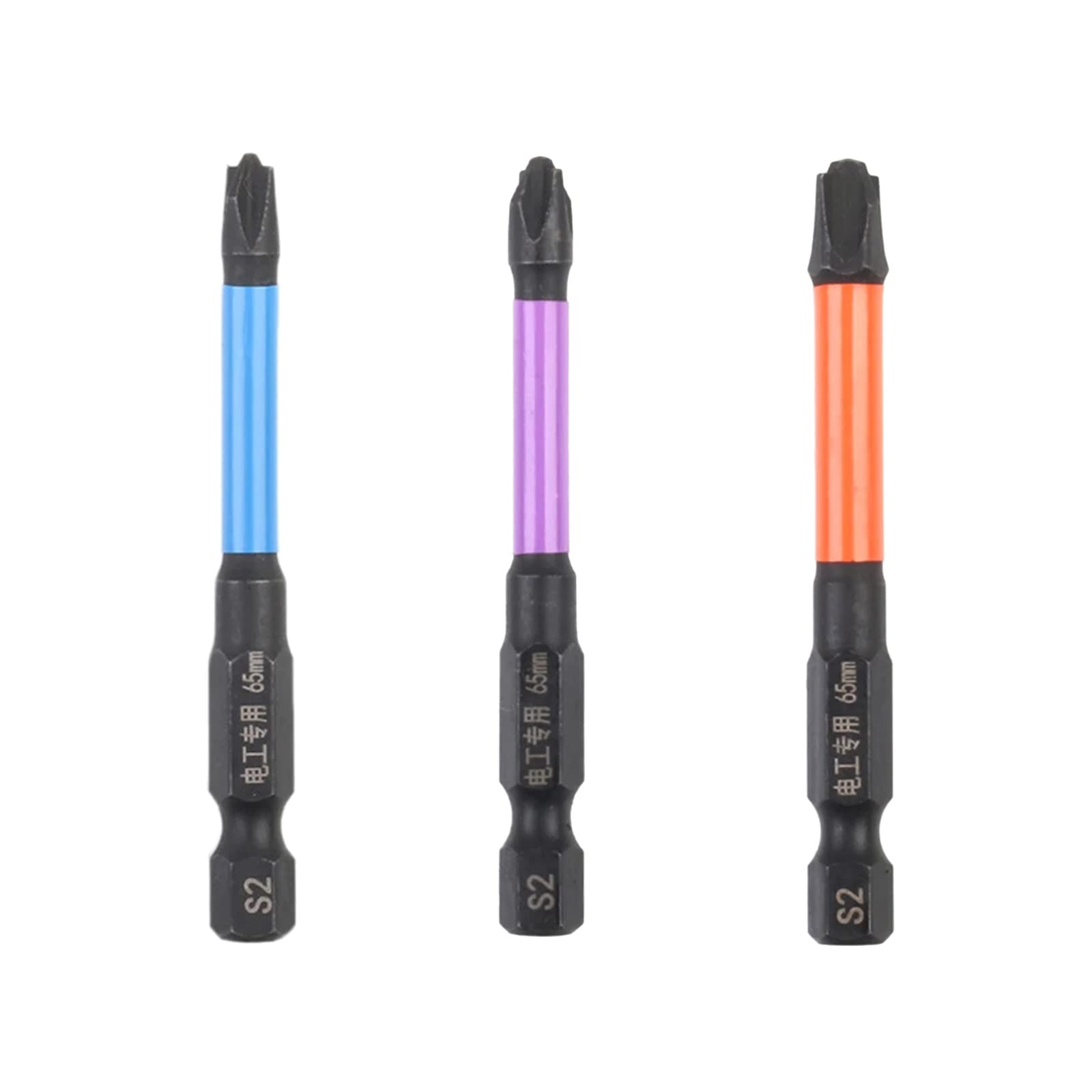 Mua HYROOY 3Pieces Screwdriver Bit FPH1 FPH2 FPH3 65mm Batch Head ...