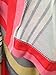 Women's Geometric Striped Print Drape Front Knit Cardigan (M, Red)
