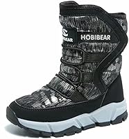 GUBARUN Boys Snow Boots Winter Waterproof Slip Resistant Cold Weather Shoes (Toddler/Little Kid/Big Kid)