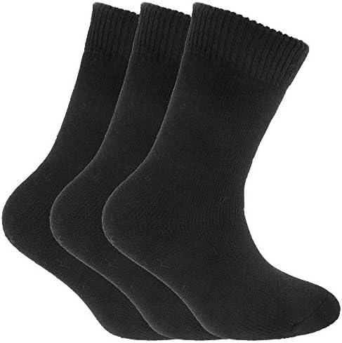 Redtag Childrens Boys Plain Thermal Socks (1.20 Tog) (Pack Of 3)