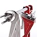 Apple Peeler Masione Slicer & Corer/Peel, Slice & Core W/Suction Base for Everyday Kitchen Use (Red)