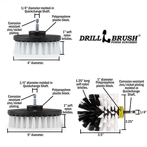 Drill Brush Ultimate Car Wash Kit Cleaning Supplies Car Carpet