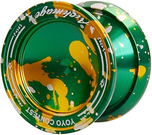 Professional Contest Aviation Aluminum Yo-yo YOYO for 1A, 3A, 5A Play Green Color