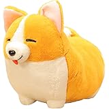 123Arts Cartoon Corgi Dog Soft Plush Throw Pillow Animal Pillow Plush Toy