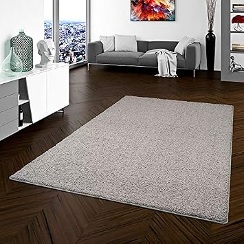 Prestige Teppich Hochflor Shaggy Grau In 22 Grossen Grosse 160x200