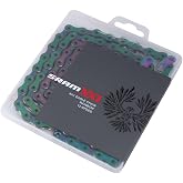 SRAM XX1 Eagle AXS Chain - 12-Speed, 126 Links, Rainbow | SRAM XX1 Eagle AXS 12-Speed Rainbow Nickel-Plated Chain with Flowlink Technology