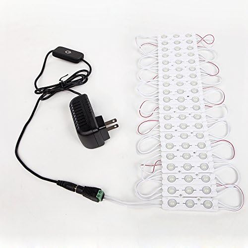 Wanpu Makeup Light, Touch Dimmer Switch 60 Leds 9.8 FT Cosmetic Vanity Light with Power Supply and ON//OFF Switch, Mirror Not Included