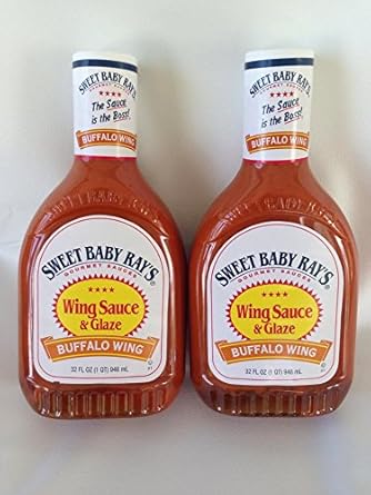 Amazon Com Gluten Free Sweet Baby Ray S Wing Sauce Glaze Buffalo Wing 32 Fl Ounce Bottles Pack Of 2 Grocery Gourmet Food
