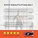 RitFit Weight Lifting Belt - Great for Squats, Lunges, Deadlift, Thrusters - Men and Women - 6 Inch Black/Camouflage