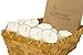 Wicker Wicks Soy Tealight Candles, Unscented and Handmade - 12 Count, White - Tea Lite Candle Set with Premium Soy Wax - Long Lasting, Clean Burn - Organic, Non Toxic Healthy Candles - Eco Friendly