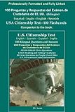 100 Preguntas y Respuestas del Exámen de Ciudadanía de EE.UU. (Bilingüe) Español - Inglés - English - Spanish USA Citizenship Test Questions - 100 Flashcards (Spanish Edition)