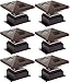 Westinghouse 4 x 4 Pagoda II Solar LED Post Cap Light (6 Pack, Remington Bronze)