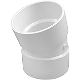 6" 22-1/2D PVC-DWV ELBOW
