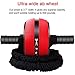 LAFENI Ab Roller, Home Abdominal Exercise Equipment Core Workout Machine Wider Ab Roller Wheel with Resistant Band