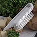SPARTA 4041202 Plastic Potato Brush, Medium Stiffness With Polyester Bristles, 5.75 Inches, White