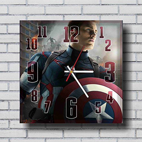 Captain America Handmade Wall Clock