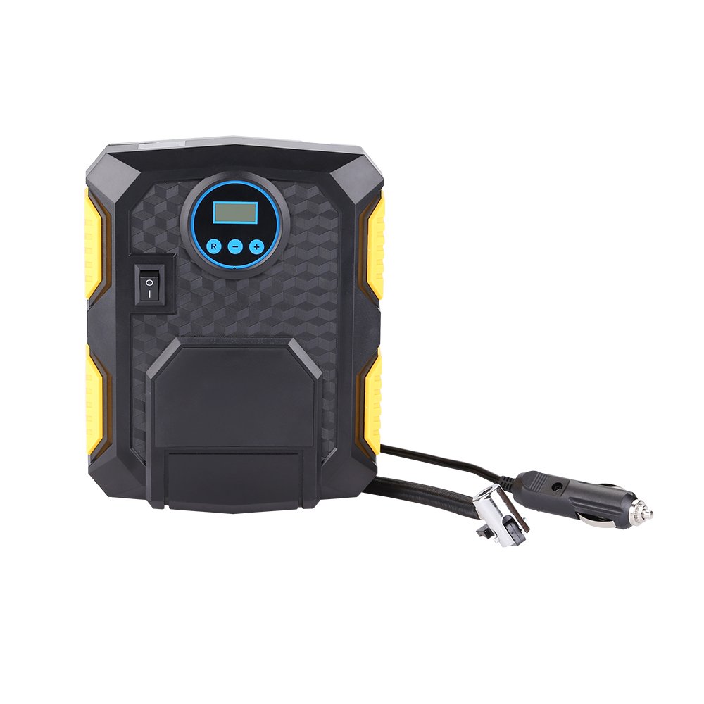 Mbuynow Compresseur d\'air Portable Gonfleur de Pneu 12V Digital avec Lampe LED Compresseur à air Pour Voiture/Moto/Camion/Vélo etc