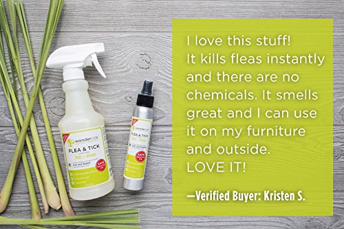 Wondercide Home Flea and Tick Control Spray - Lemongrass - 128 oz Flea Killer for Home