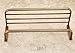 Leyden Antique Brass Towel Shelves, Bath Towel Rack with Towel Bar for Bathroom Wall Mounted