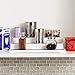 madesmart Shelf Organizer - White | CABINET COLLECTION | 3-Tier Cabinet, Pantry, or Countertop Organizer | Soft-grip Lining and Non-slip Fee | BPA-Free