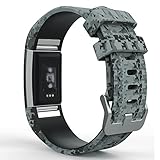 MoKo Fitbit Charge 2 Band, Soft Silicone Adjustable Replacement Strap Band for 2016 Fitbit Charge 2 Heart Rate + Fitness Wristband, Wrist Length 5.70